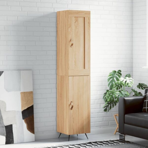 vidaXL Highboard sonoma eik 34