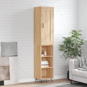 vidaXL Highboard sonoma eik 34