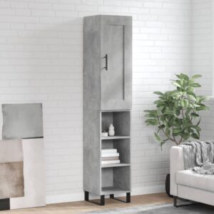 vidaXL Highboard betonggrå 34