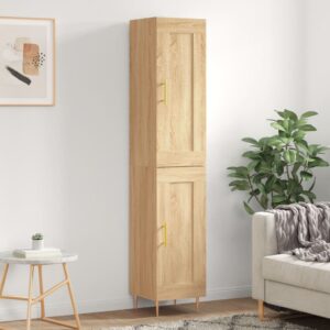 vidaXL Highboard sonoma eik 34