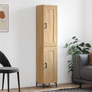 vidaXL Highboard sonoma eik 34