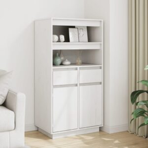 vidaXL Highboard hvit 60x40x116