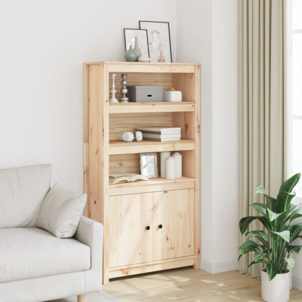 vidaXL Highboard 80x35x154 cm heltre furu