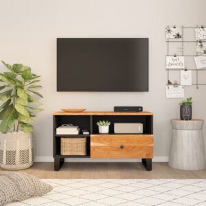 vidaXL TV-benk 80x33x46 cm heltre akasie og konstruert tre