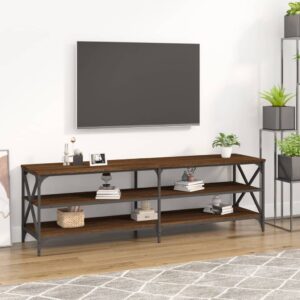 vidaXL TV-benk sonoma eik 160x40x50 cm konstruert tre