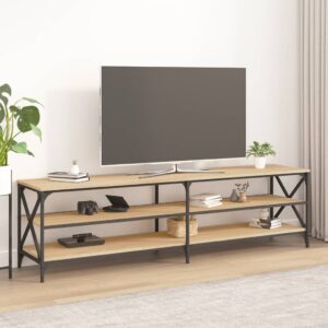 vidaXL TV-benk sonoma eik 180x40x50 cm konstruert tre