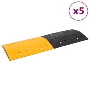 vidaXL Fartshumper 5 stk gul og svart 97x32