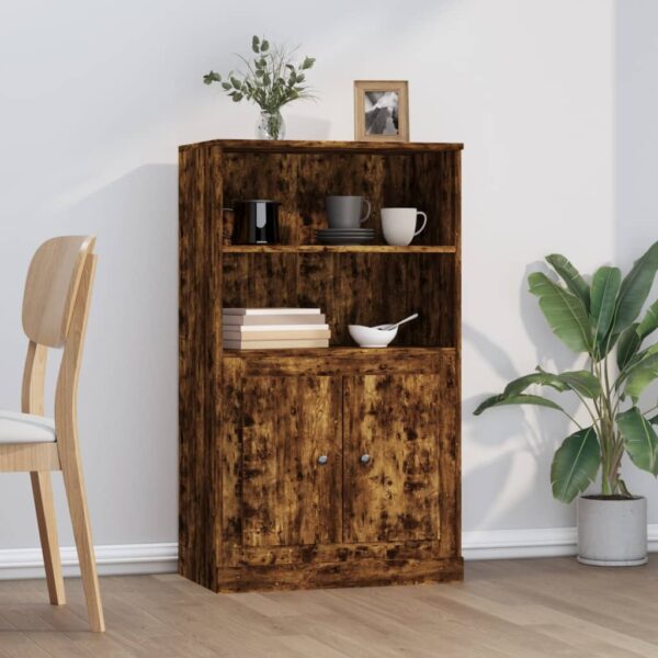 vidaXL Highboard røkt eik 60x35