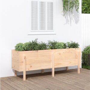 vidaXL Høybed for hage 160x50x57 cm heltre furu