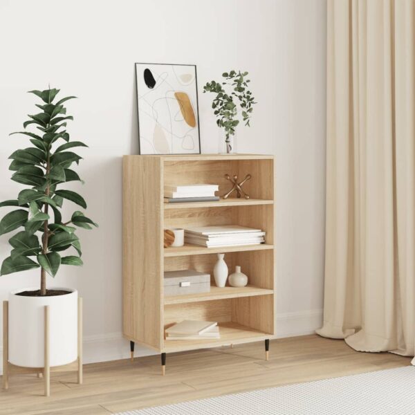 vidaXL Highboard sonoma eik 57x35x90 cm konstruert tre