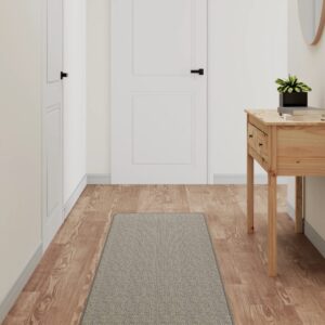 vidaXL Teppeløper sisal-utseende gråbrun 50x250 cm