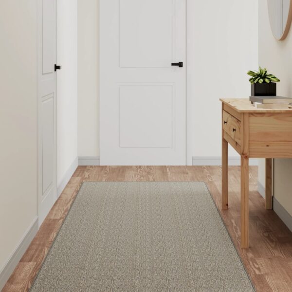 vidaXL Teppeløper sisal-utseende gråbrun 80x250 cm