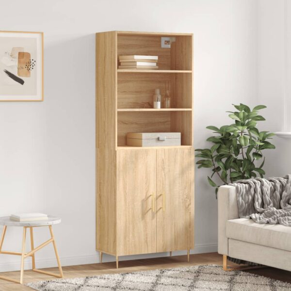 vidaXL Highboard sonoma eik 69