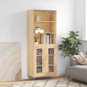 vidaXL Highboard sonoma eik 69