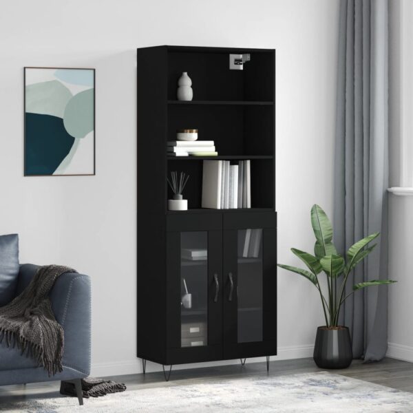 vidaXL Highboard svart 69