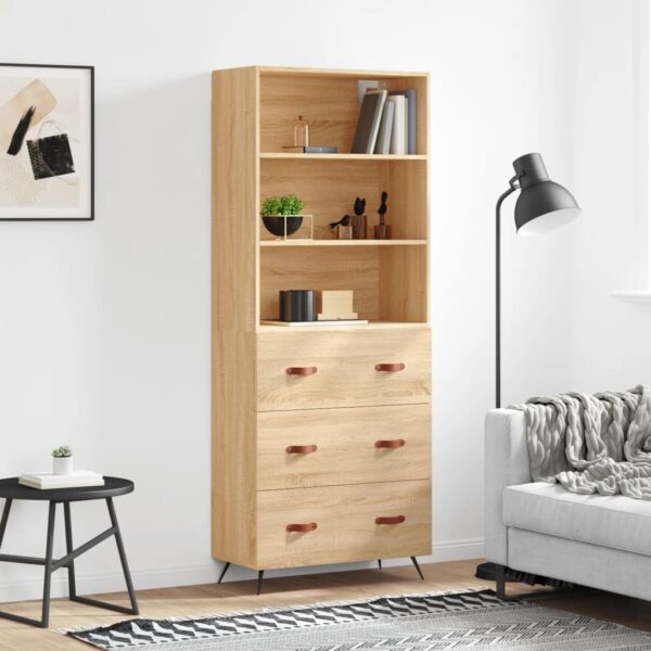 vidaXL Highboard sonoma eik 69