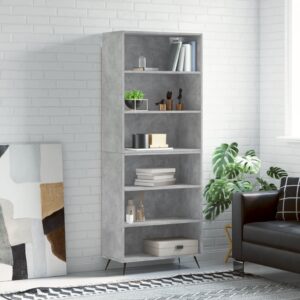 vidaXL Highboard betonggrå 69