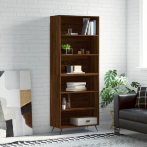 vidaXL Highboard brun eik 69