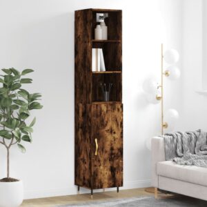 vidaXL Highboard røkt eik 34