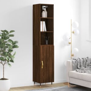 vidaXL Highboard brun eik 34