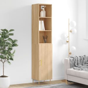 vidaXL Highboard sonoma eik 34