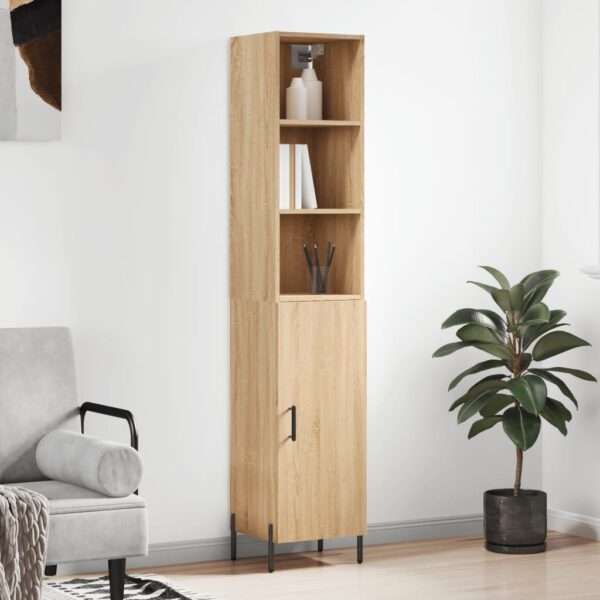 vidaXL Highboard sonoma eik 34