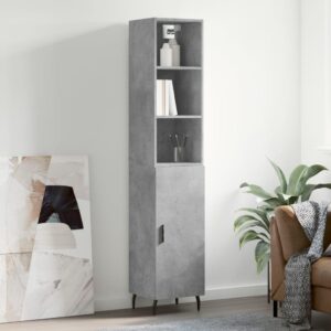 vidaXL Highboard betonggrå 34