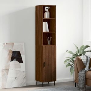 vidaXL Highboard brun eik 34