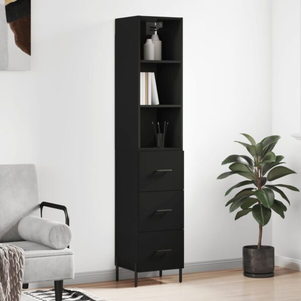 vidaXL Highboard svart 34