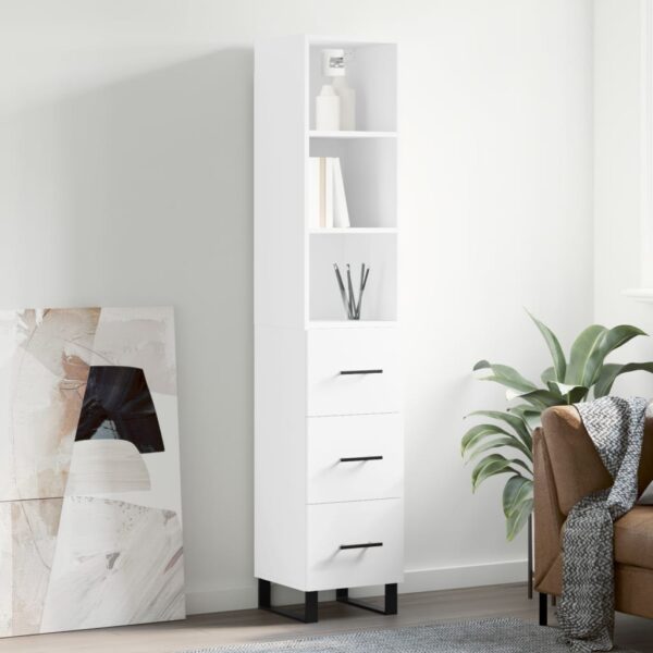 vidaXL Highboard hvit 34