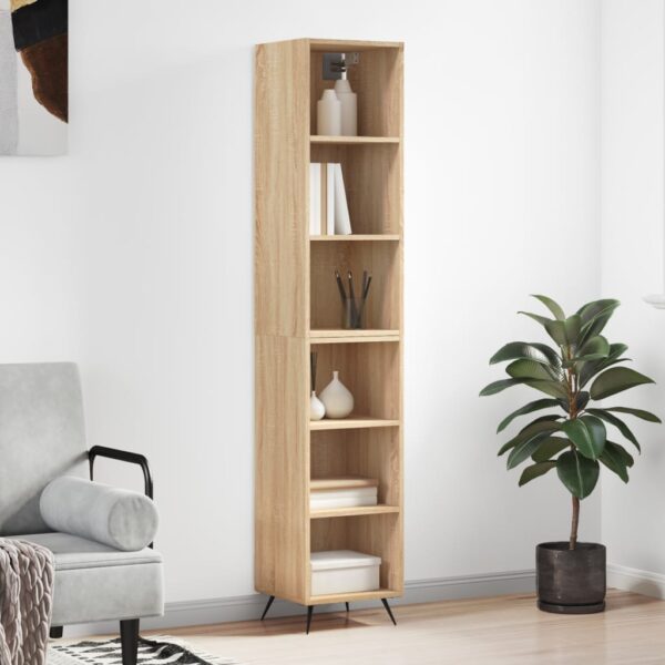 vidaXL Highboard sonoma eik 34