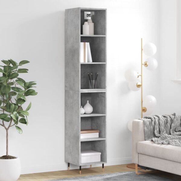 vidaXL Highboard betonggrå 34