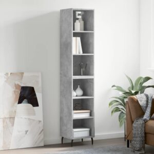 vidaXL Highboard betonggrå 34