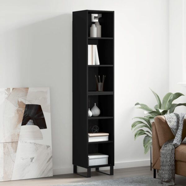 vidaXL Highboard svart 34