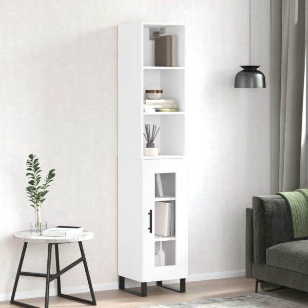 vidaXL Highboard hvit 34