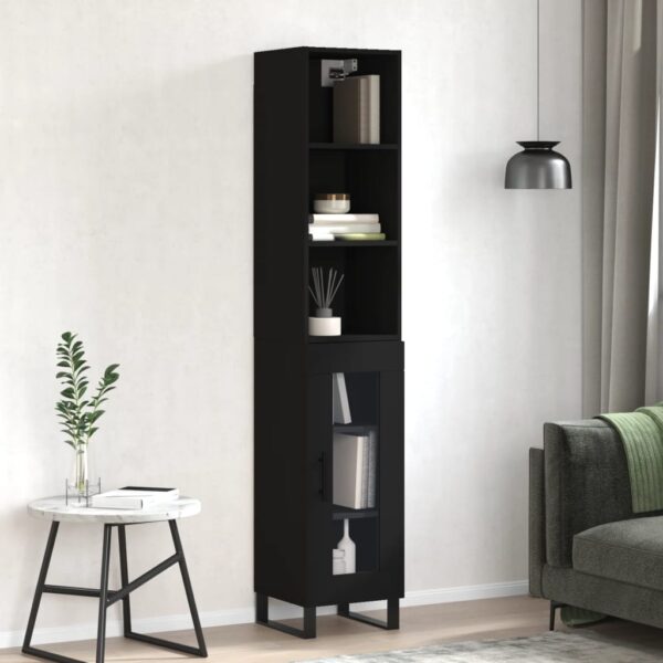 vidaXL Highboard svart 34