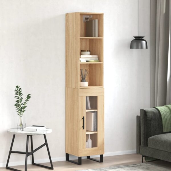 vidaXL Highboard sonoma eik 34