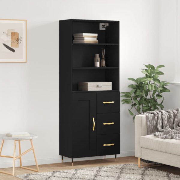 vidaXL Highboard svart 69