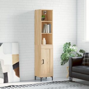 vidaXL Highboard sonoma eik 34