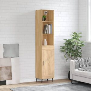 vidaXL Highboard sonoma eik 34