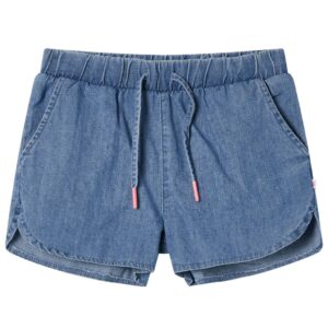 Barneshorts denimblå 140