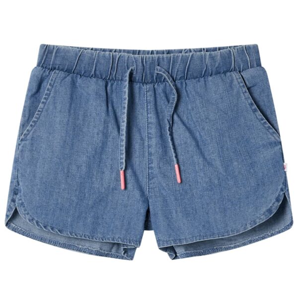 Barneshorts denimblå 140