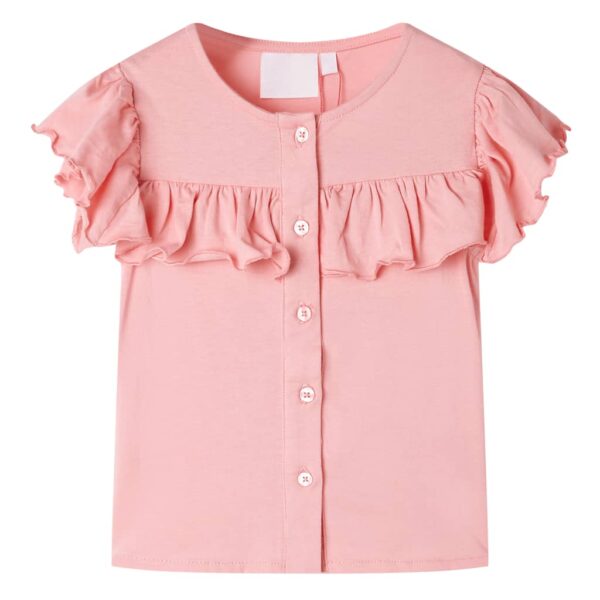 T-skjorte for barn medium rosa 104