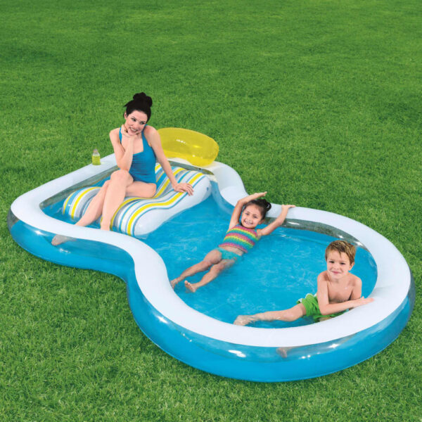 Bestway Oppblåsbart basseng Staycation Pool 54168