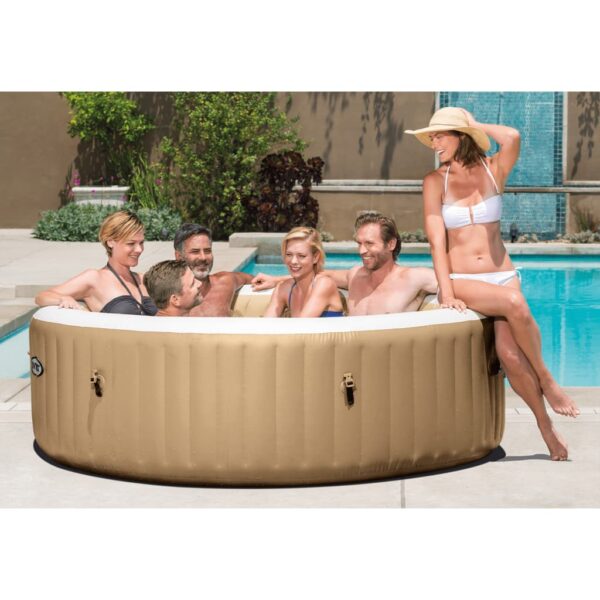 Intex Boblemassasjebad rund PureSpa 216x71 cm 6 personer