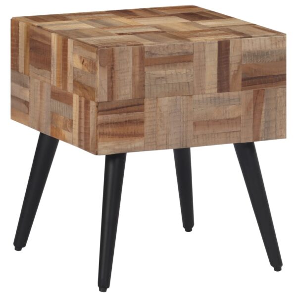 vidaXL Sidebord 40x40x45 cm heltre gjenvunnet teak