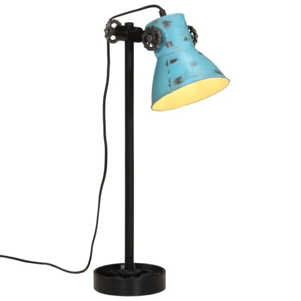 vidaXL Vegglampe 25 W denimblå 15x15x55 cm E27