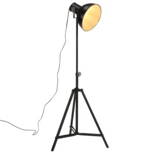 vidaXL Gulvlampe 25 W svart 61x61x90/150 cm E27