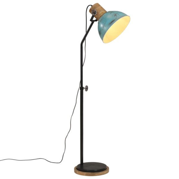 vidaXL Gulvlampe 25 W denimblå 30x30x100-150 cm E27