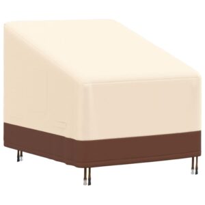 vidaXL Hagestoltrekk beige 79x97x48/74 cm 600D Oxford